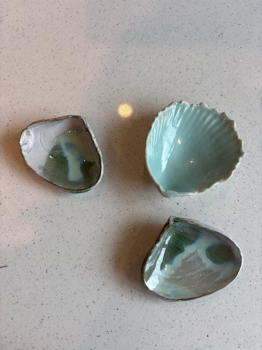 Seashell Salt Cellar - Catherine - MEDIUM