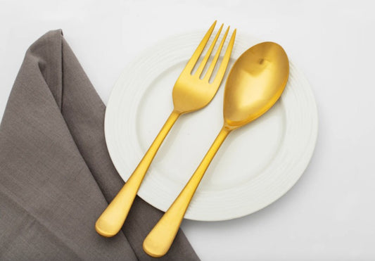 DS SPLENDIDE - Country - Matte Gold Serving Set