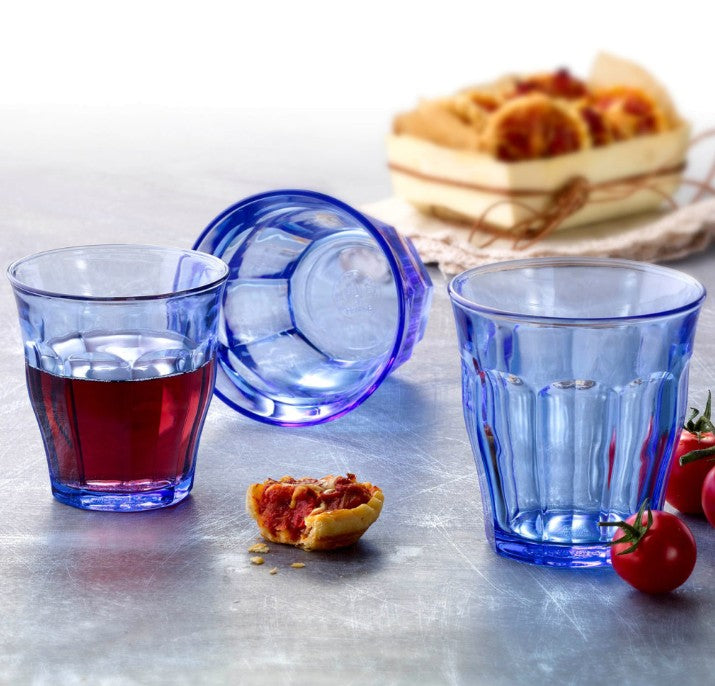 Duralex Picardie Bistro Glass - 310 mL - MARINE, Set of 6