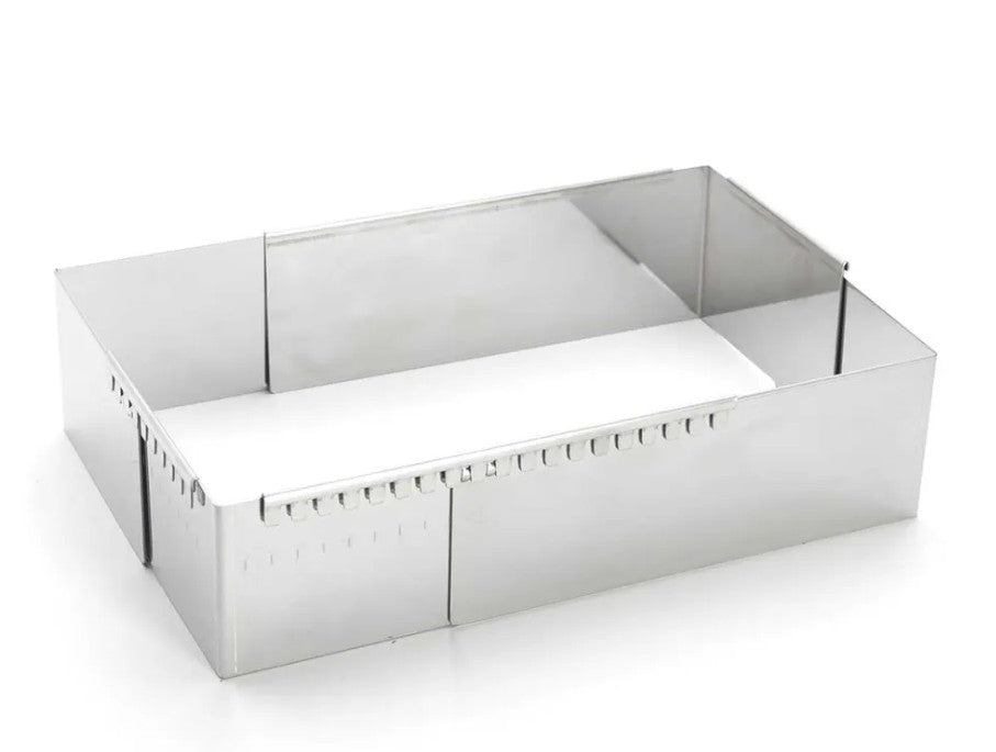 DE BUYER - Rectangular Expandable Pastry Frame  - Stainless Steel
