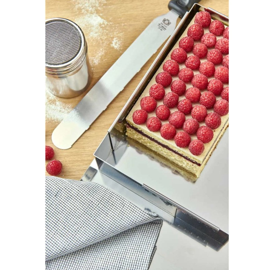 DE BUYER - Rectangular Expandable Pastry Frame  - Stainless Steel