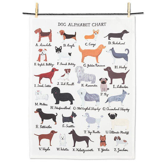 Kitchen Towel - DOG Alphabet