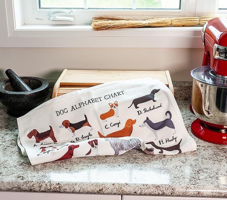 Kitchen Towel - DOG Alphabet