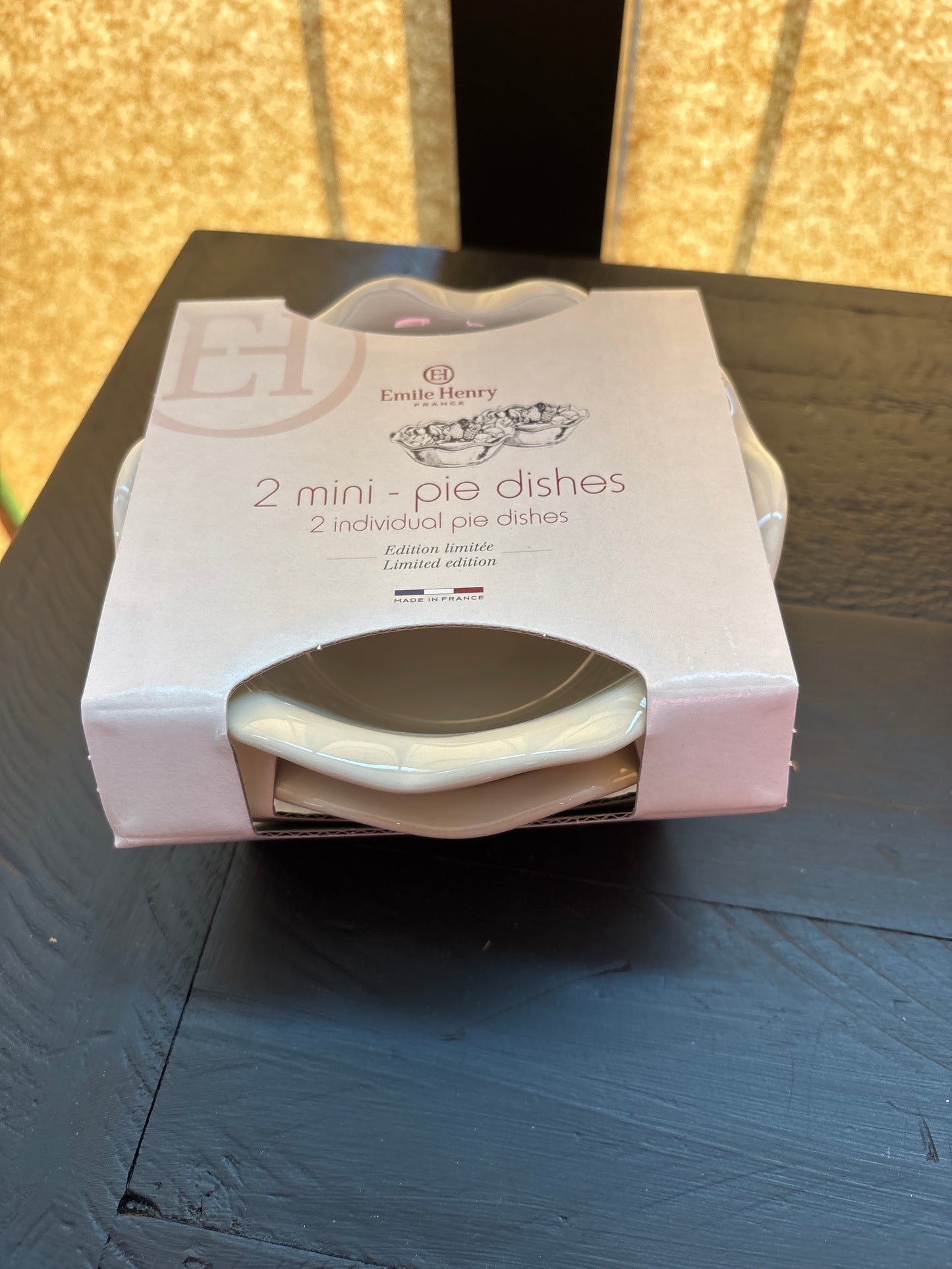 Emile Henry Mini Pie Dishes - Ivory - SET of 2