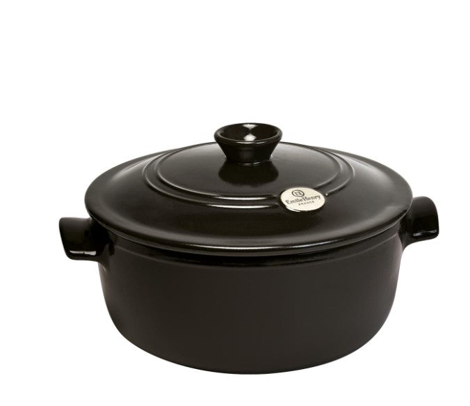EMILE HENRY - Round Stewpot - FUSAIN