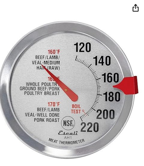 ESCALI - Oven Safe Meat Thermometer
