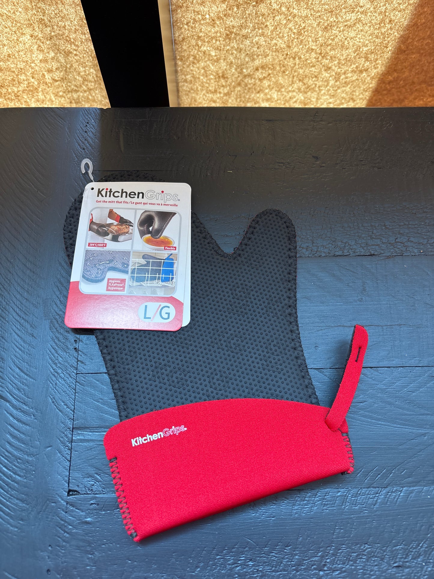 Kitchen Grips Mitt - Large - Red