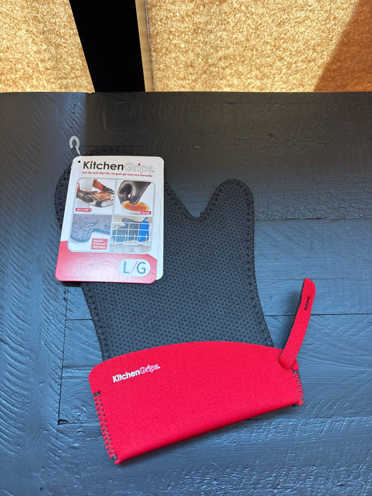 Kitchen Grips Mitt - Large - Red