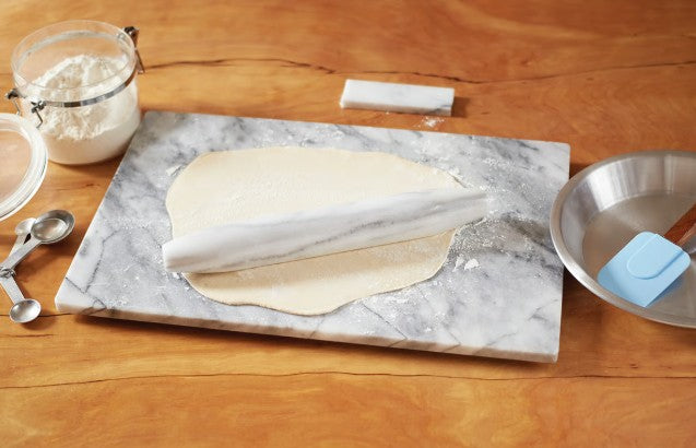 Tapered marble Rolling Pin - 12"