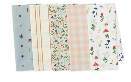 Foraging for Spring Dish Towels