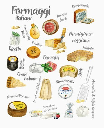 Maison Lorrain Kitchen Towel - Formaggi