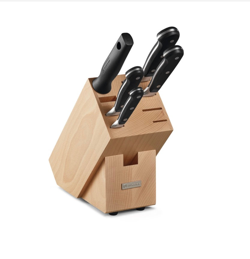 Wusthof Knife Block and Set of 5