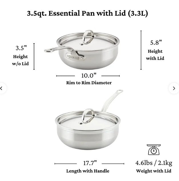 HESTAN - ProBond - Essential Pan - 3.5 Quart