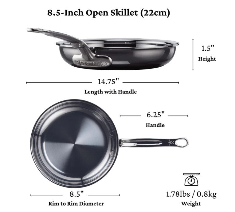 HESTAN - NanoBond Skillet - 8.5"