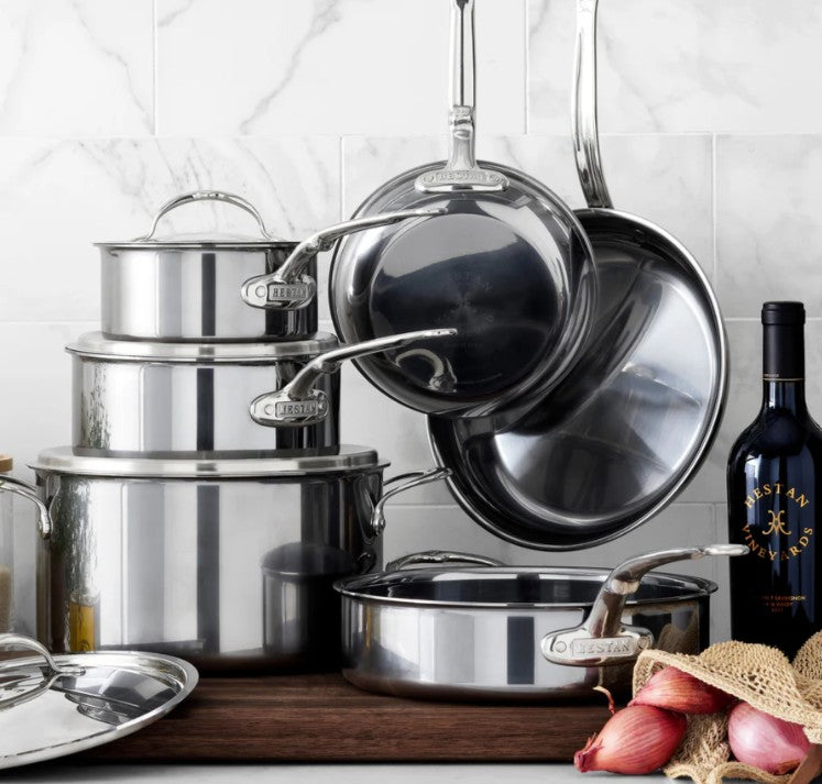 HESTAN NANOBOND - 10 Piece Cookware Set