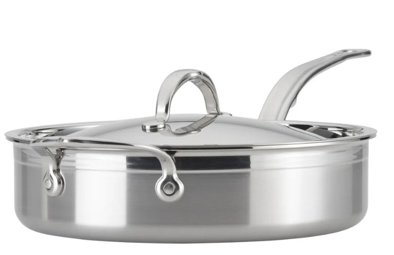 HESTAN ProBond - 3.5 Quart Covered Sauté Pan with Helper Handle