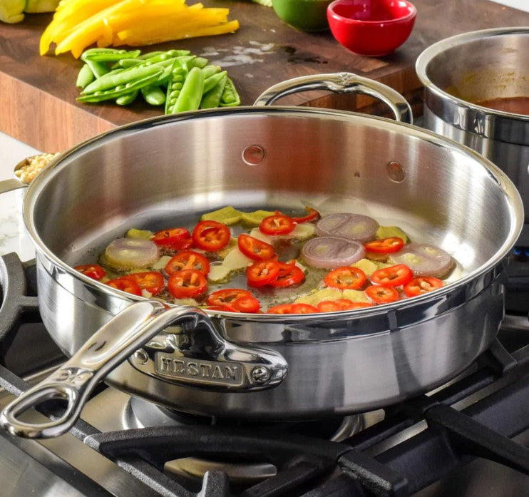 HESTAN ProBond - 5 Quart Covered Sauté Pan with Helper Handle