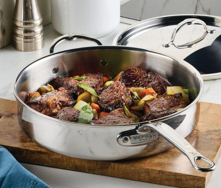 HESTAN ProBond LUXE - 5 Quart Covered Sauté Pan with Helper Handle