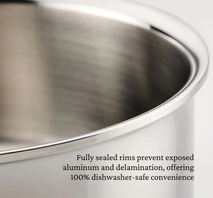 HESTAN ProBond LUXE - 5 Quart Covered Sauté Pan with Helper Handle