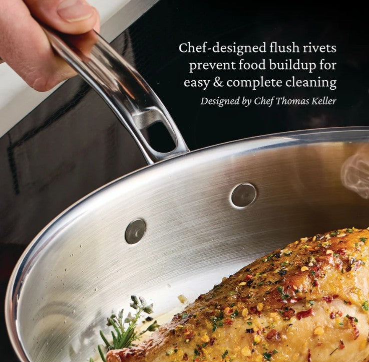 HESTAN ProBond LUXE - 5 Quart Covered Sauté Pan with Helper Handle