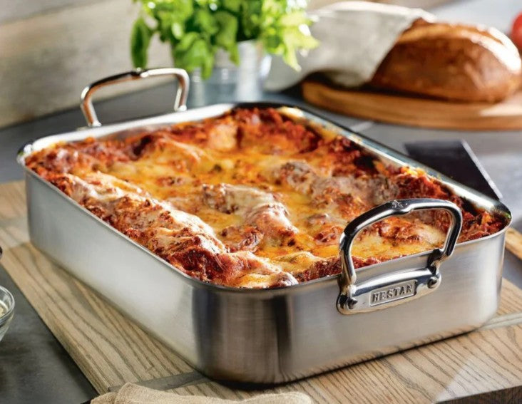 HESTAN Provisions - SMALL ROASTER - 14.5" - with Rack (31655)