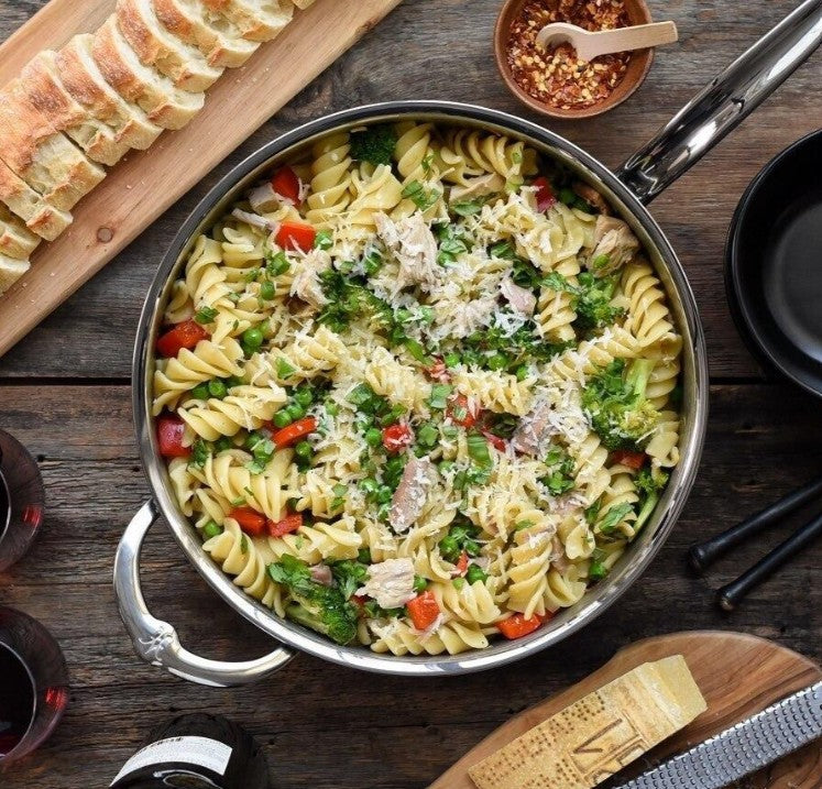 HESTAN ProBond - 3.5 Quart Covered Sauté Pan with Helper Handle
