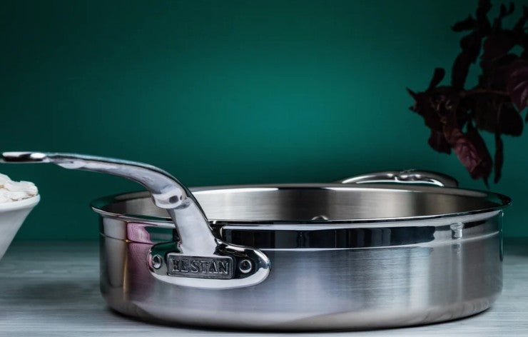 HESTAN ProBond - 3.5 Quart Covered Sauté Pan with Helper Handle