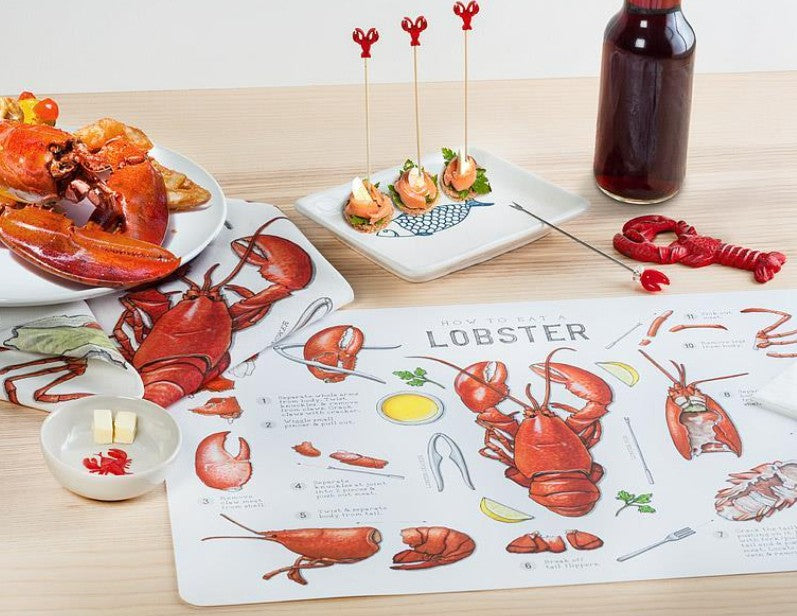Kitchen Towel - HOW TO EAT A LOBSTER