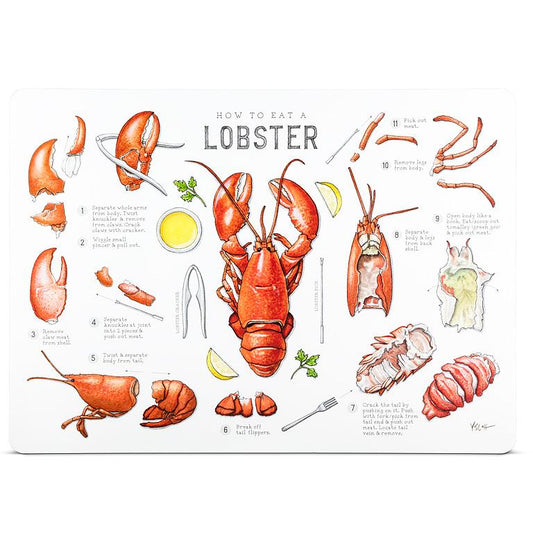 How to Eat a Lobster - PLACEMAT