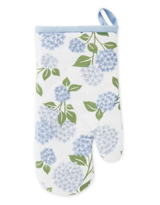 Hydrangea Oven Mitt
