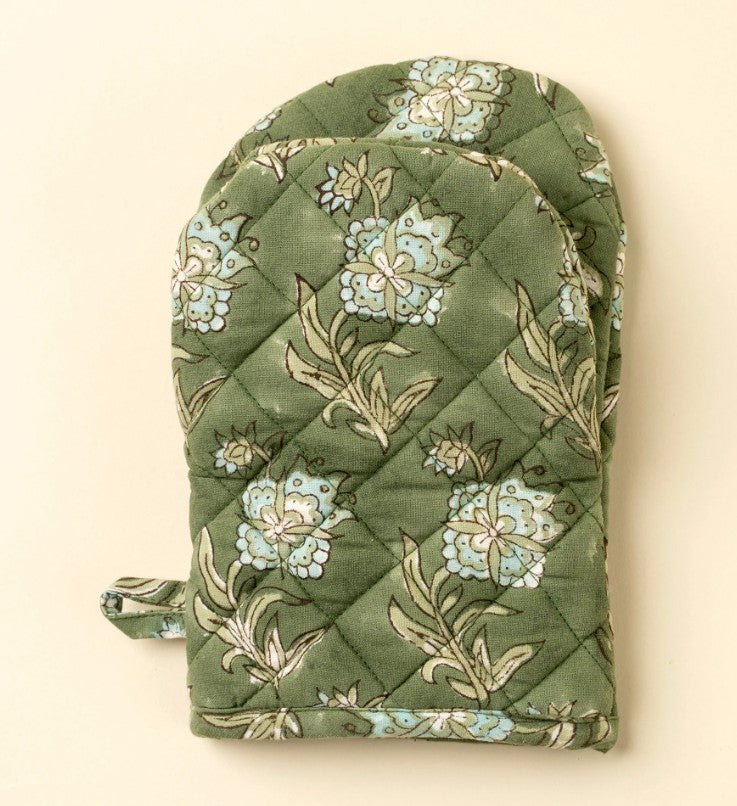 Indaba - ELOWEN- Block Print Oven Mitt