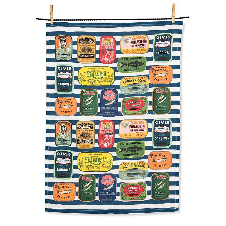 Kitchen Towel - Striped Sardines