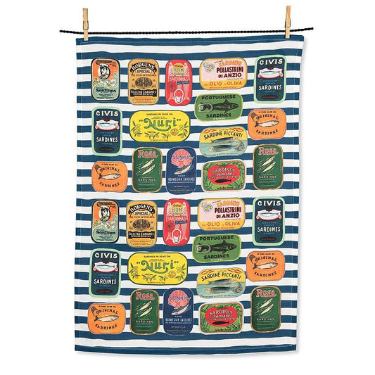 Kitchen Towel - Striped Sardines