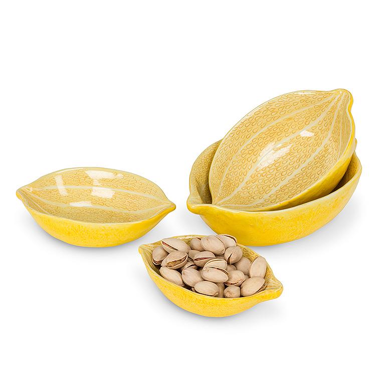 LEMON NESTING BOWLS - Set of 4