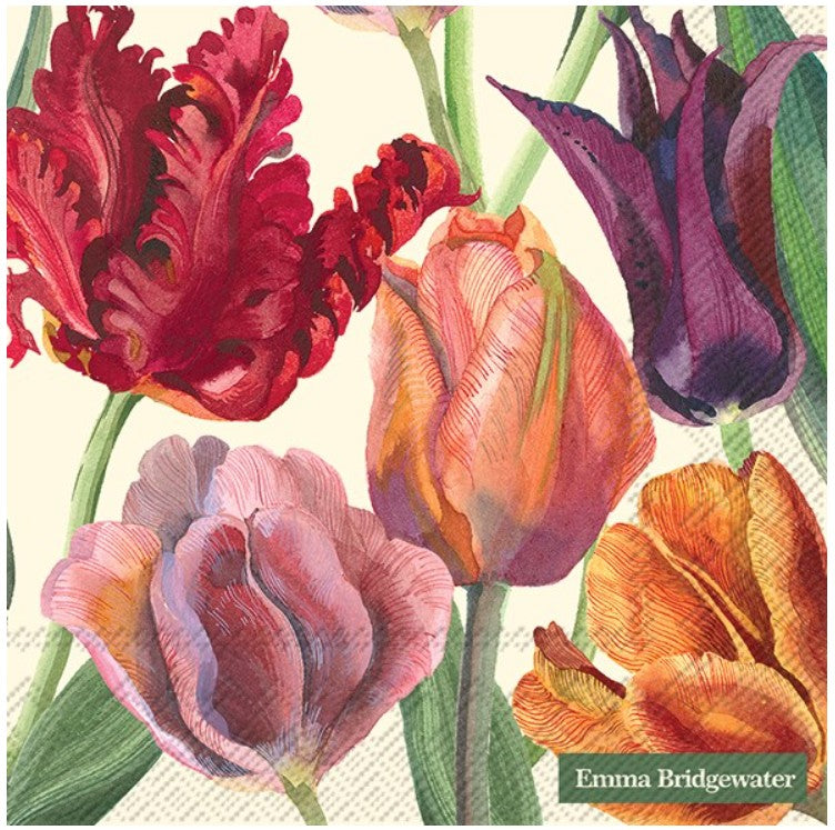 Lunch Napkin - Emma Bridgewater - TULIPS