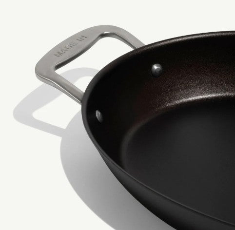MADE IN - Carbon Steel - 14" Gratin - PRESEASONED