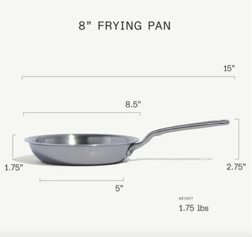 MADE IN - 8" Stainless Steel Frying Pan