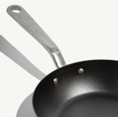 MADE IN - Blue Carbon Steel - PRESEASONED - 12" Frying Pan