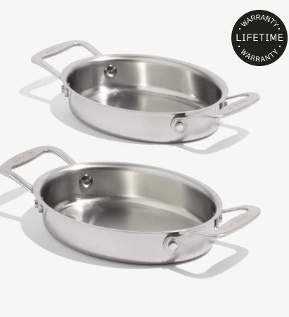 MADE IN - 7" Mini Oval Gratin Baker - SET OF 2