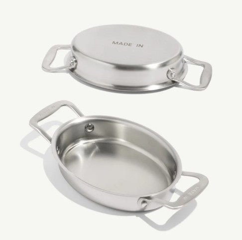 MADE IN - 7" Mini Oval Gratin Baker - SET OF 2