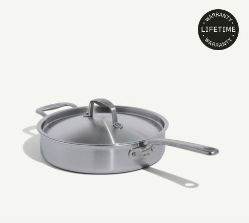 MADE IN - Stainless Steel Saute Pan- 3.5 QT with LID
