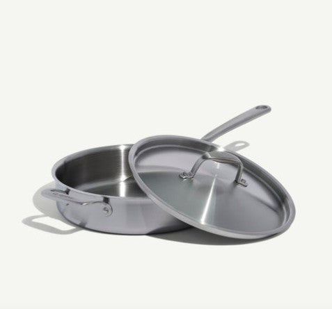 MADE IN - Stainless Steel Saute Pan- 3.5 QT with LID
