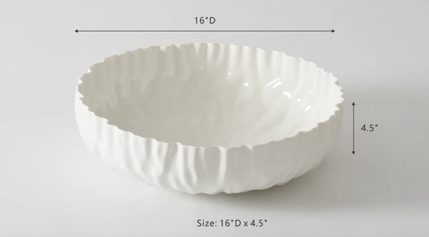 Mascali BIANCA - XL Shallow Bowl