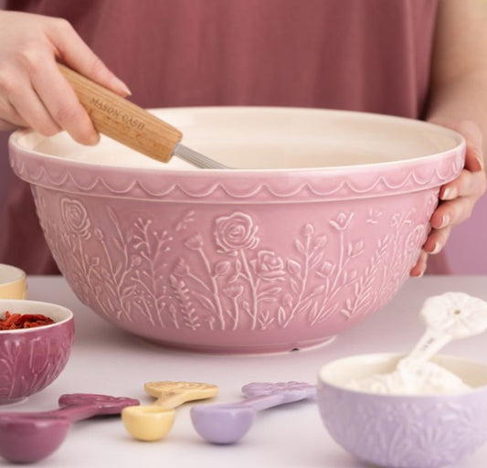 Mason Cash - 11” Bowl - In the Meadow- ROSE