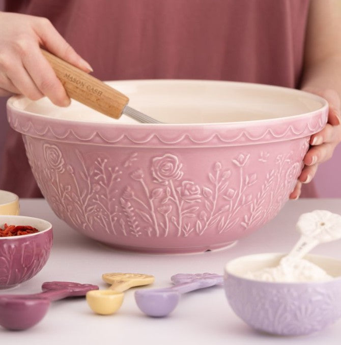 MASON CASH - 4L - In the Meadow Mixing Bowl - PINK
