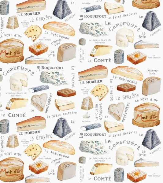 Maison Lorrain Kitchen Towel - Les Fromages
