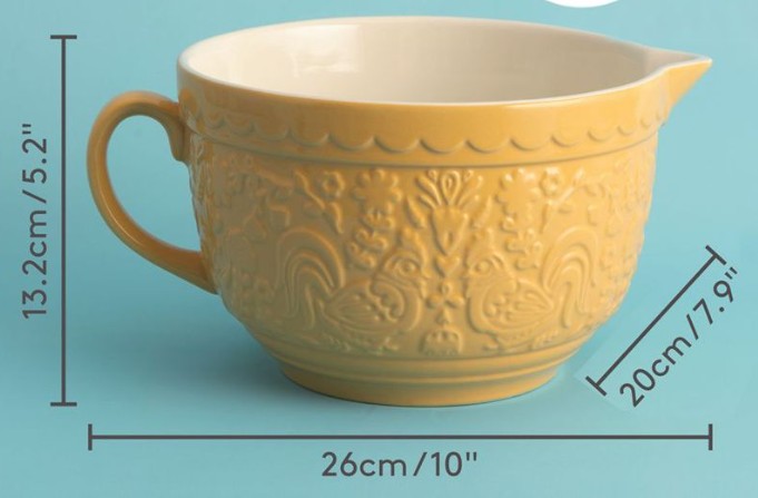 Mason Cash - 1.9 L - Batter Bowl - Home to Roost - YELLOW