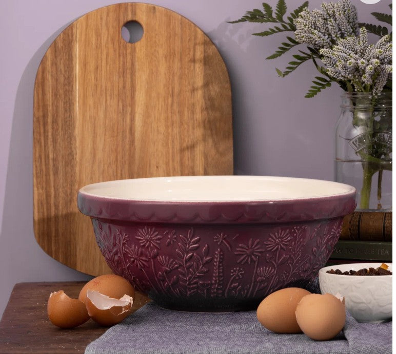 Mason Cash - 10” Bowl - MAUVE MEADOW