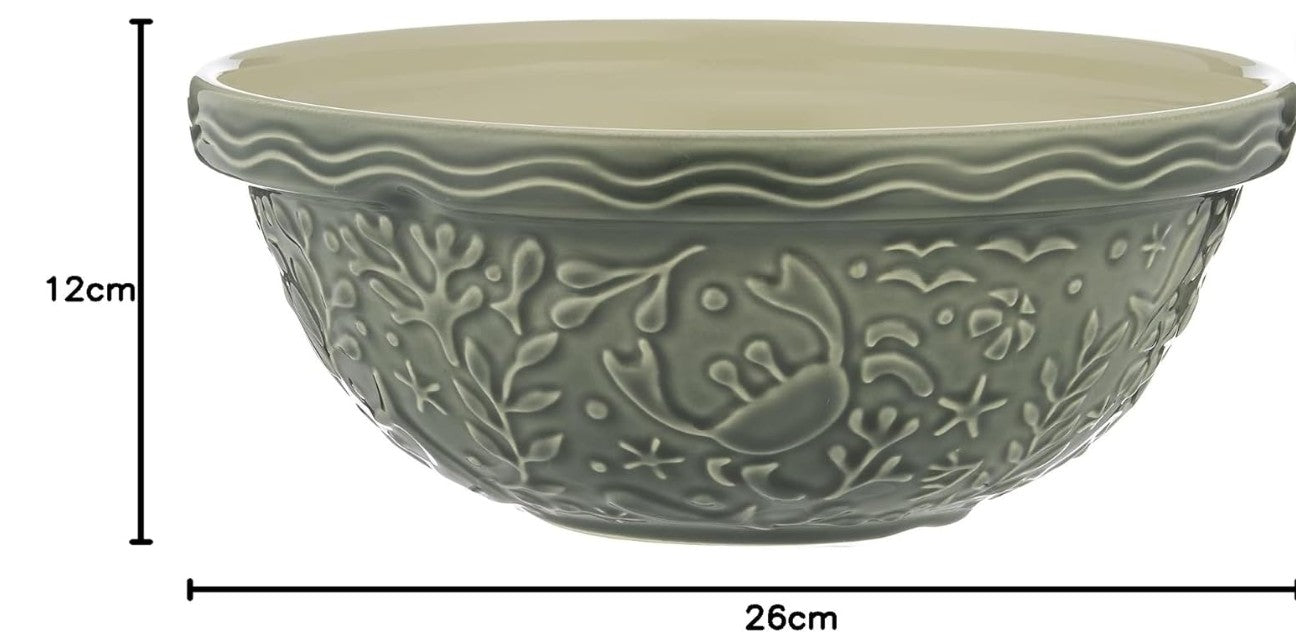 Mason Cash - 10” Bowl - GREY CRAB