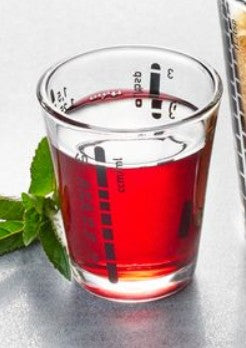 GEFU Mini Measuring Cup - Glass - 3 oz / 6 tbs/ 100 mL / 20 tsp